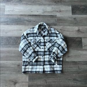 ZARA Ladies plaid shacket SIZE SMALL